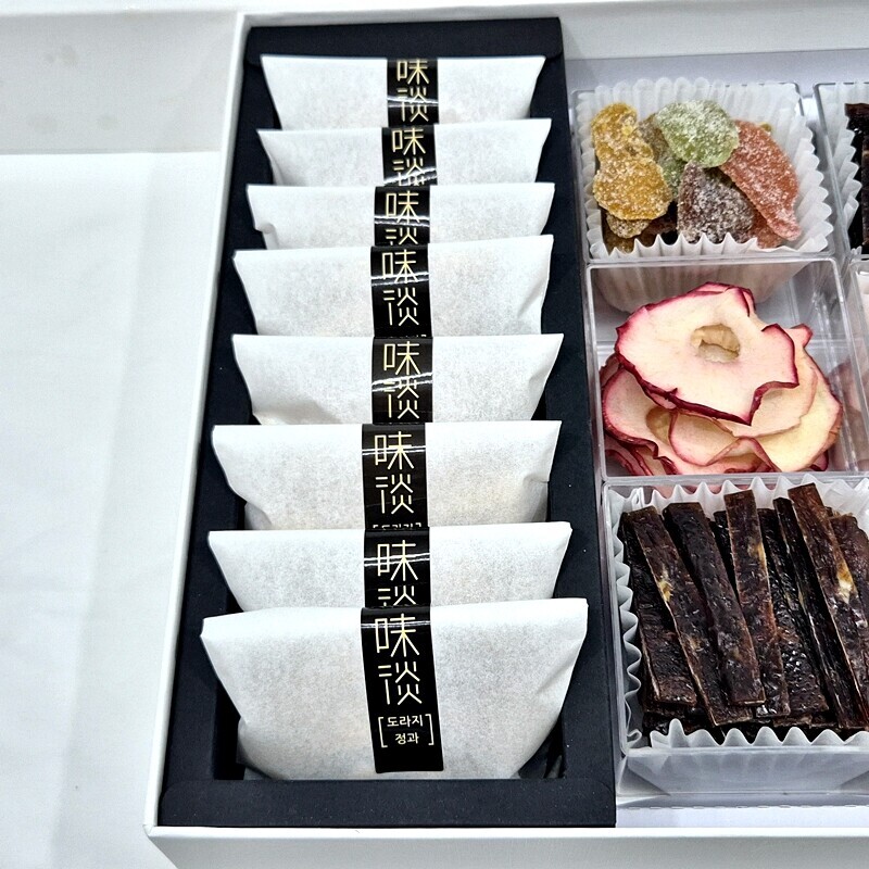 미담몰,강릉미담 (종합26-육포&정과셑) 콩고물도라지정과,육포,생강금귤연근사과정과,생강청,오곡칩, 맛과 멋과 품위있는 추석 설 명절선물 부모님 시댁