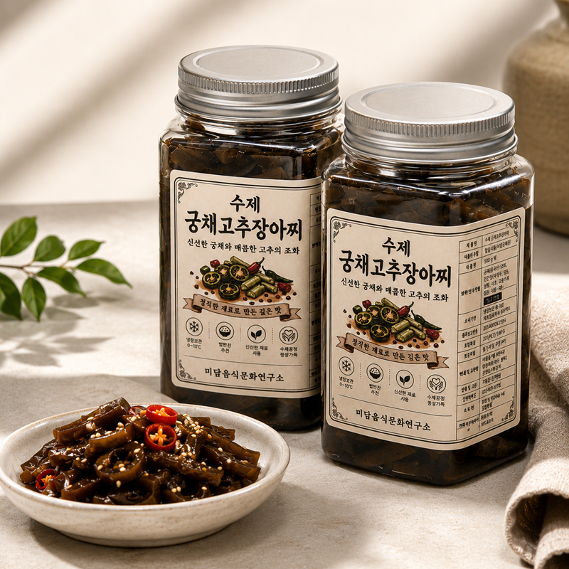 강릉몰,강릉미담 수제궁채고추장아찌