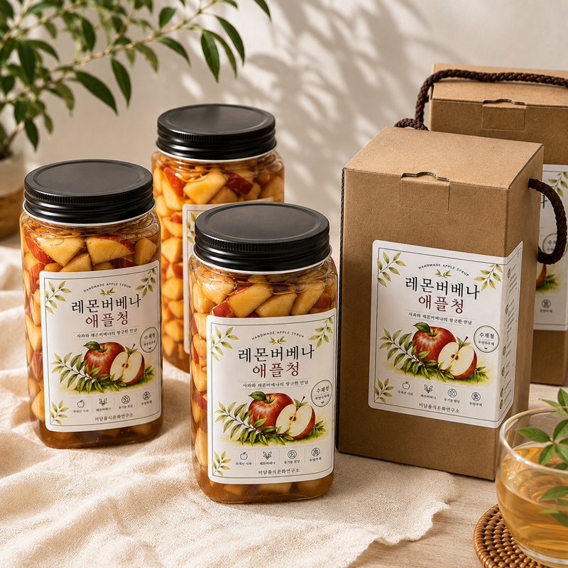 강릉몰,강릉미담 수제청 얼그레이복숭아청