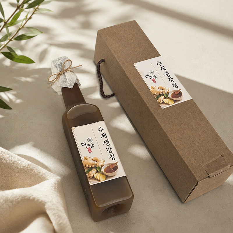 강릉몰,강릉미담 수제생강청500ml