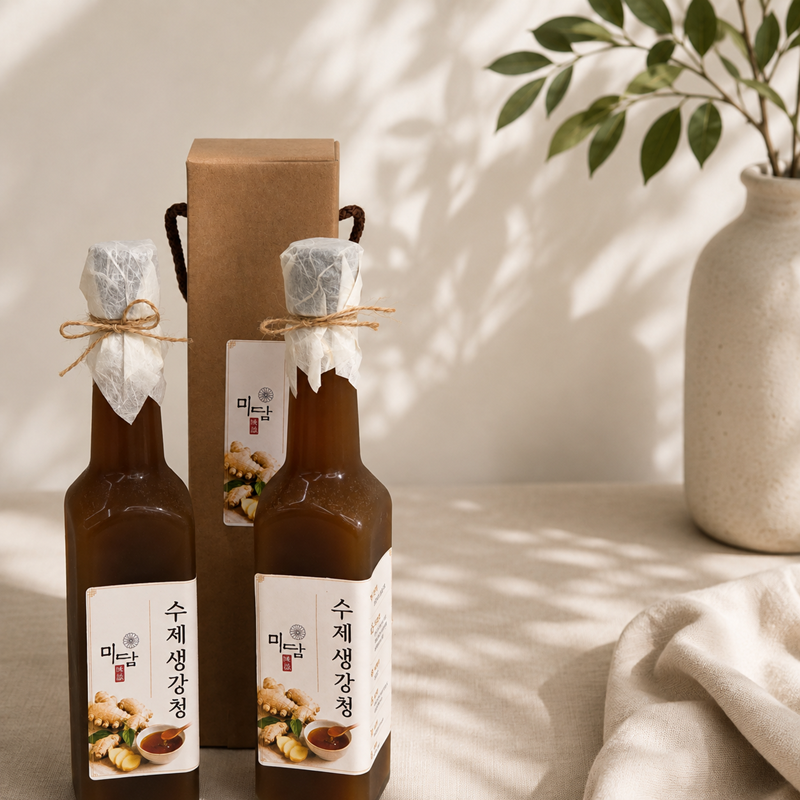 강릉몰,강릉미담 수제생강청500ml