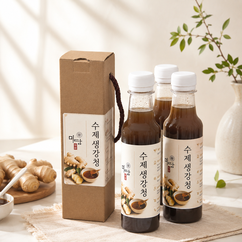 강원더몰,강릉미담 수제생강청250